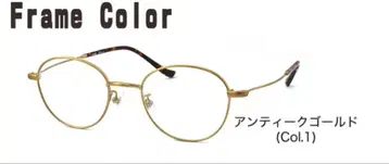 앤티크 골드 조광 렌즈 안경