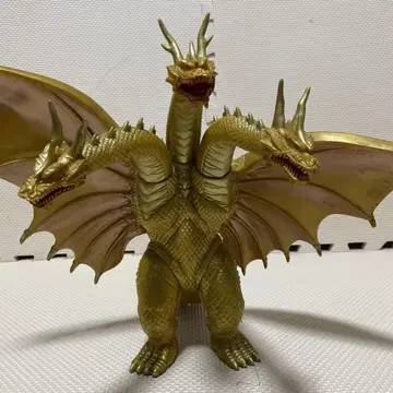 골드 킹 기드라 피규어 30cm 중고품