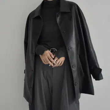 Cizatto 페이크 레더 재킷