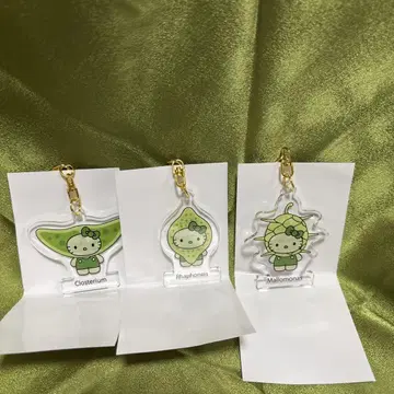오사카 만국 박람회 모키티 아크릴 키링 3개 세트 아크링 키링 헬로키티