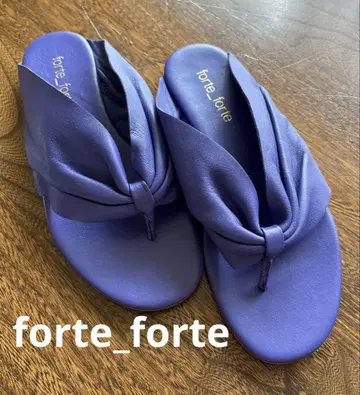 forte_forte 플립플랍 보라색 37