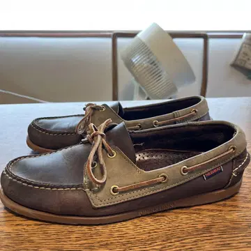 SEBAGO 브라운 모카신 USA 제조 US9