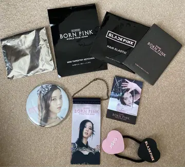 BLACKPINK 지수 헤어 밴드/캔뱃지/미니 태피스트리/캔뱃지