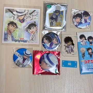 명탐정 코난 극장판 한정판 괴도 키드 아크릴 스탠드 캔뱃지 세트