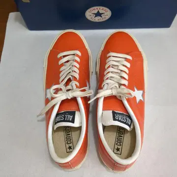 CONVERSE ALL STAR 오렌지 스니커즈