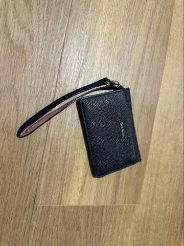 폴스미스 블랙 가죽 패스 케이스