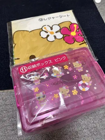 산리오 복권 일광화상 키티 수납 박스 세트