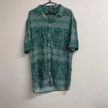 COTTON ON 페이즐리 무늬 반팔 셔츠 L