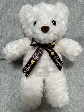 러블리 로즈 베어 허니 화이트 인형뽑기 경품