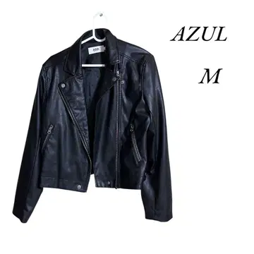 AZUL 블랙 라이더 자켓 M