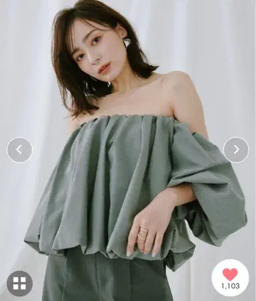 새상품 anuans 벌룬 상의