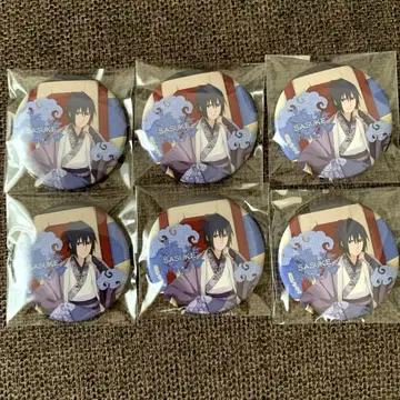 NARUTO 트레이딩 캔뱃지 왕좌 [우치하 사스케] 6개 세트