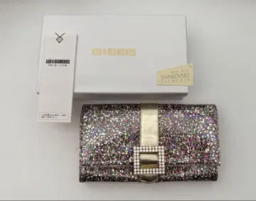 ASH & DIAMONDS 글리터 장지갑 아쉬 앤 다이아몬드