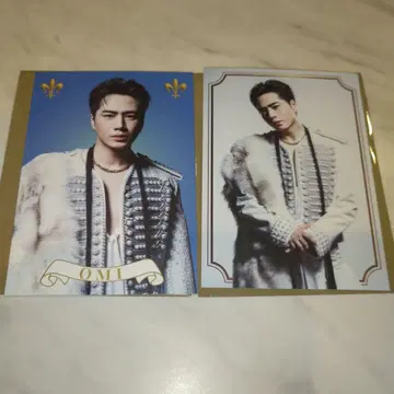 3대 KINGDOM 추가 굿즈 토사카 히로오미 포토 카드 2종 세트