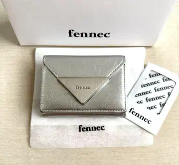 페넥 fennec 실버 3단 폴더형 지갑 접이식 지갑