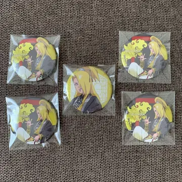 NARUTO 트레이딩 캔뱃지 왕좌 [데이다라] 5개 세트