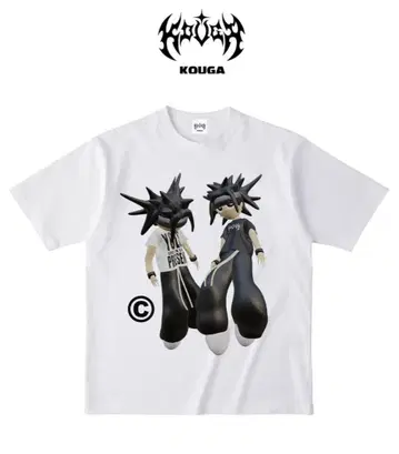 Kouga Character T-shirt M 사이즈