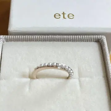 ete k10 샴페인 골드 반지
