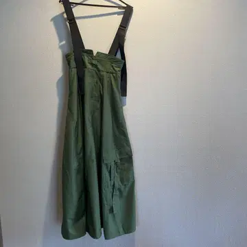 PAGEBOY 리메이크 라이크 잔스카 카키 롱 스커트