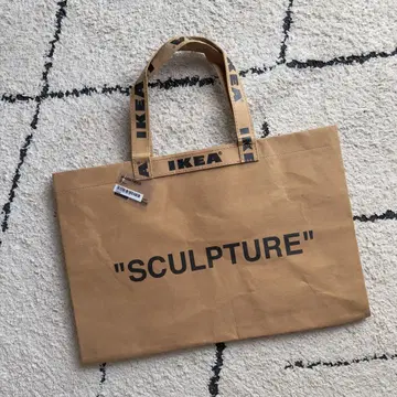 이케아 버질 MARKERAD SCULPTURE 페이퍼 백 L