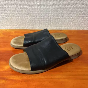 큐 슈즈 que shoes 검정 블랙 22.5cm S 사이즈