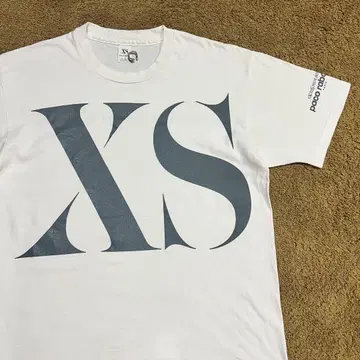 "XS" USA제 XL 소매 밑단 싱글 스티치 구제 의류 티셔츠