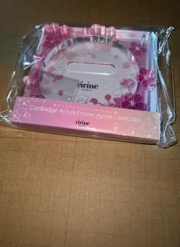 후쿠야 벚꽃 벚꽃색 캔뱃지 아크릴 프레임 75mm