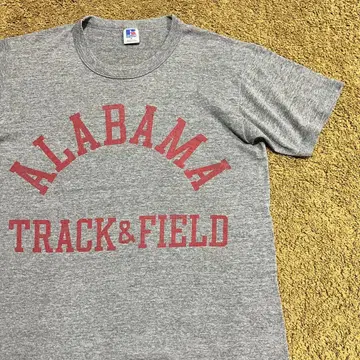 Russell USA 제 구제 티셔츠 ALABAMA 싱글 스티치 M