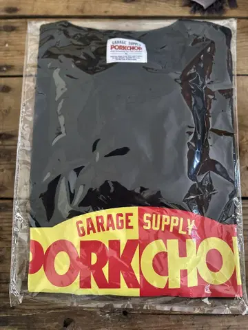 PORKCHOP GARAGE SUPPLY 블록 로고 티셔츠