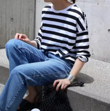 두지엠 클라세 보더 롱 티셔츠 긴팔