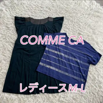 반팔 상의 2개 세트 [COMME CA]