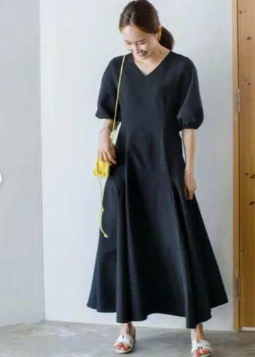 블루레아 깅엄 체크 원피스