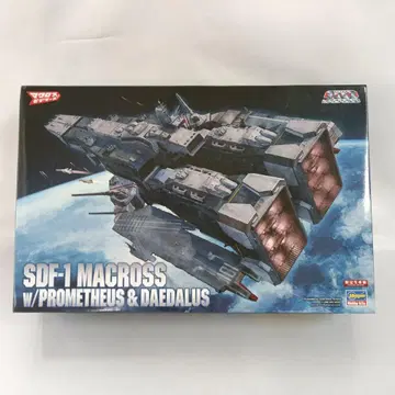 1/4000 SDF-1 마쿠로스 요새 함선 w/프로메테우스 & 다이달로스