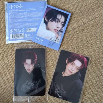사진 캔뱃지 Surrender Ver.&GGUM 트레이딩 카드