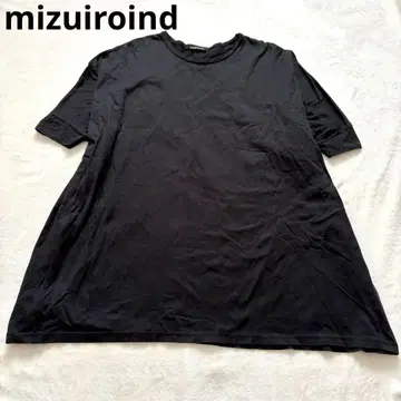 미즈이로 인드 티셔츠 풀오버 돌먼 슬리브 루즈핏