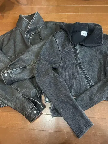 who'swho gallery 가죽 자켓, 긴팔
