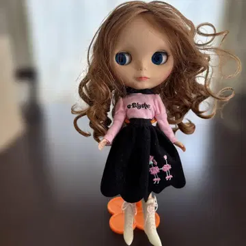 Blythe 인형 컬 헤어 핑크 상의