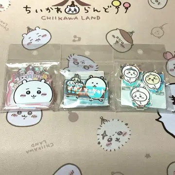 나가노 마켓 홀로그램 아크릴 스탠드 3개 세트