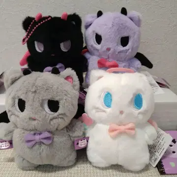 코아쿠마 마냐 엘엠씨 컴플리트 고양이 악마 천사 마스코트 키링