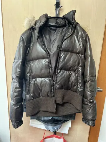 LAD 브라운 다운 자켓 L 사이즈