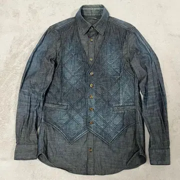 USED 가공 일본제 Giacometti 데님 셔츠 R-7705