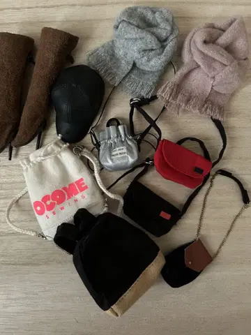 22cm 인형 잡화 세트