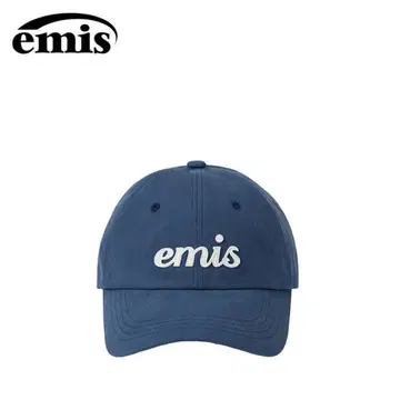 emis 네이비 자수 로고 캡