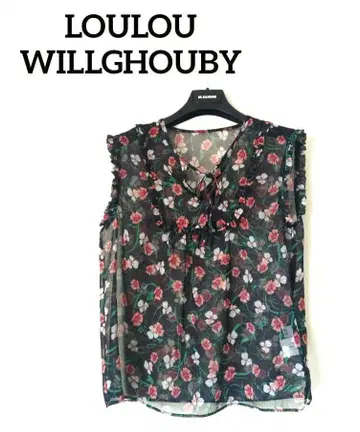 새상품급! LOULOU WILLGHOUBY 루루윌비 시어 블라우스
