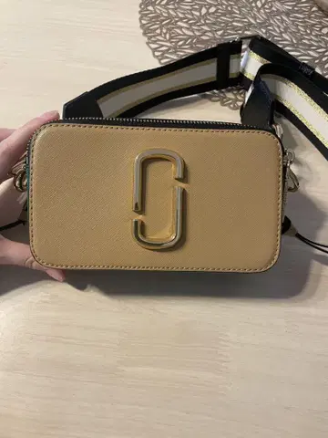 MARCJACOBS 스냅샷 숄더백 베이지 그린