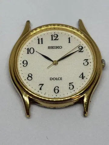 SEIKO 세이코 돌체 라운드 골드 8J41-6100 쿼츠