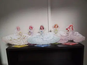 5등분의 신부 웨딩 드레스 아크릴 스탠드 (L) 5개 세트