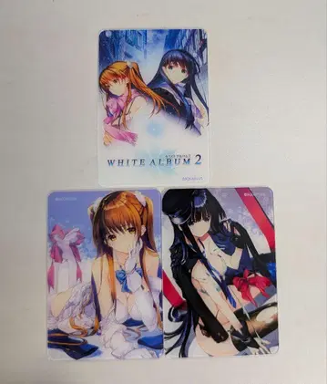 WHITE ALBUM2 콜라보 카페 아크릴 브로마이드 3장 노멀
