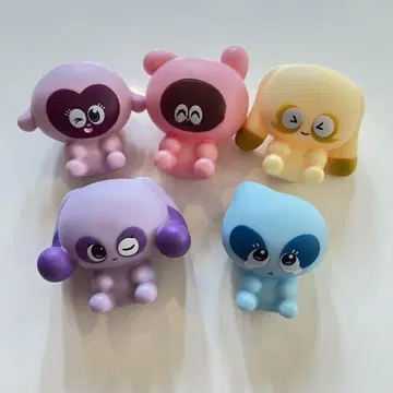 말랑쁘니(푸니룬즈) 가챠가챠 5개 세트