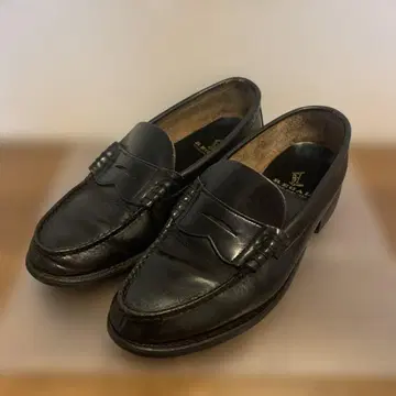 리걸 REGAL 블랙 코인 로퍼 PIGEON 밑창 24cm